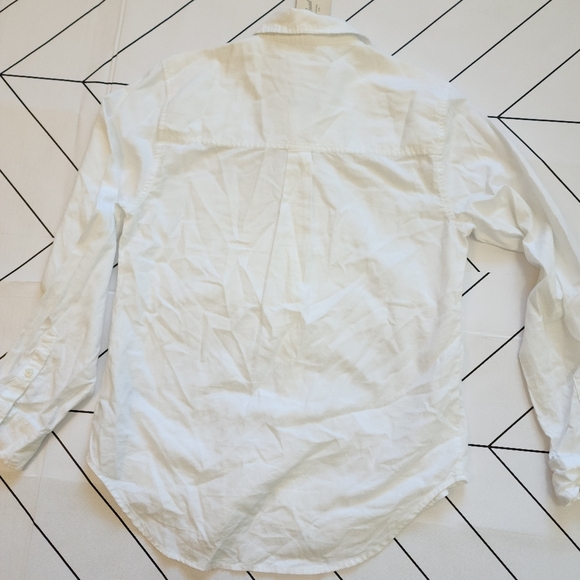 Universal Thread women's white button-down long-sleeve shirt, size XS. - Picture 7 of 7